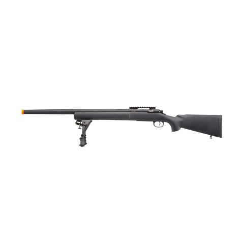 Lancer Tactical Airsoft M24 Bolt Action Sniper Rifle w/ Bipod (Color: Black)