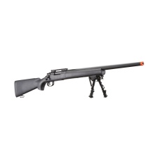 Lancer Tactical Airsoft M24 Bolt Action Sniper Rifle w/ Bipod (Color: Black)