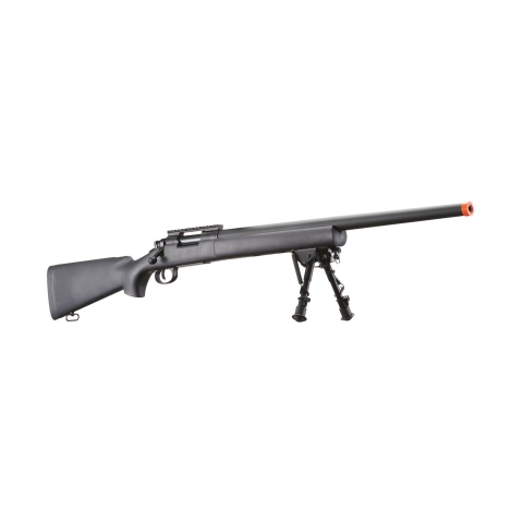 Lancer Tactical Airsoft M24 Bolt Action Sniper Rifle w/ Bipod (Color: Black)