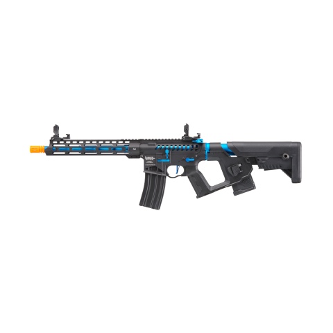 Lancer Tactical Enforcer BLACKBIRD Skeleton AEG w/ Alpha Stock [HIGH FPS] - BLACK/BLUE
