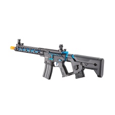 Lancer Tactical Enforcer BLACKBIRD Skeleton AEG w/ Alpha Stock [HIGH FPS] - BLACK/BLUE