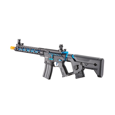 Lancer Tactical Enforcer BLACKBIRD Skeleton AEG w/ Alpha Stock [HIGH FPS] - BLACK/BLUE