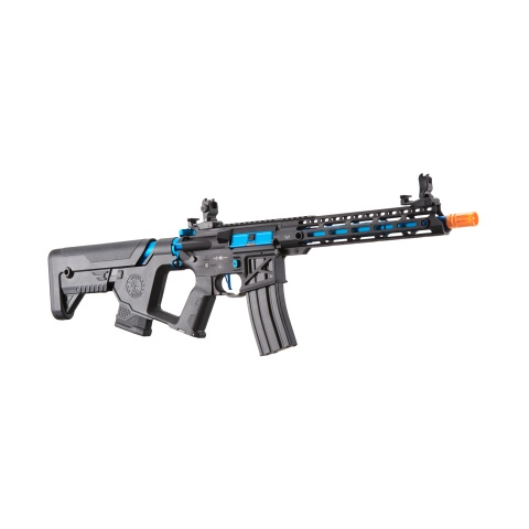 Lancer Tactical Enforcer BLACKBIRD Skeleton AEG w/ Alpha Stock [HIGH FPS] - BLACK/BLUE