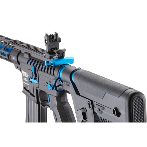 Lancer Tactical Enforcer BLACKBIRD Skeleton AEG w/ Alpha Stock [HIGH FPS] - BLACK/BLUE