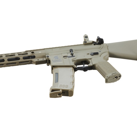 Lancer Tactical Gen 3 Enforcer Black Bird Airsoft AEG w/ Stubby Stock (Color: Tan)
