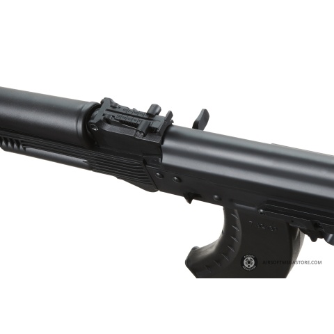 Lancer Tactical x Kalashnikov USA Licensed KR-103 Airsoft AEG Rifle with Folding Stock (Color: Black)