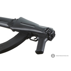 Lancer Tactical x Kalashnikov USA Licensed KR-103 Airsoft AEG Rifle with Folding Stock (Color: Black)