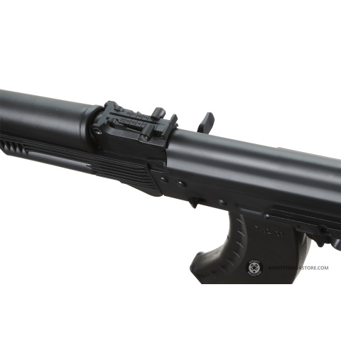Lancer Tactical x Kalashnikov USA Licensed KR-103 Airsoft AEG Rifle with Triangle Stock (Color: Black)