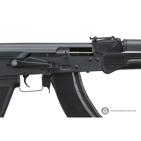Lancer Tactical x Kalashnikov USA Licensed KR-103 Airsoft AEG Rifle with Triangle Stock (Color: Black)