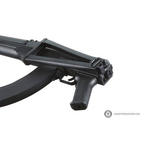 Lancer Tactical x Kalashnikov USA Licensed KR-103 Airsoft AEG Rifle with Triangle Stock (Color: Black)