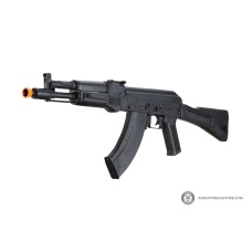 Lancer Tactical x Kalashnikov USA Licensed KR-104 SBR Airsoft AEG Rifle with Folding Stock (Color: Black)