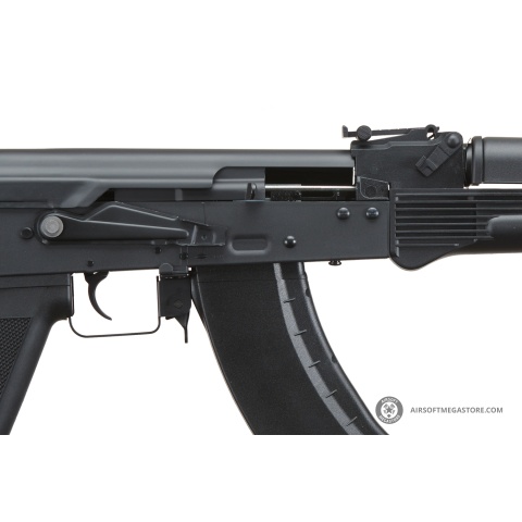 Lancer Tactical x Kalashnikov USA Licensed KR-104 SBR Airsoft AEG Rifle with Folding Stock (Color: Black)