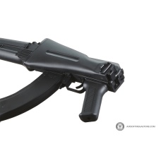 Lancer Tactical x Kalashnikov USA Licensed KR-104 SBR Airsoft AEG Rifle with Folding Stock (Color: Black)