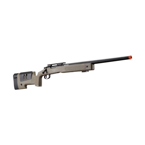 Lancer Tactical M40A3 Bolt Action Airsoft Sniper Rifle (Color: Tan)