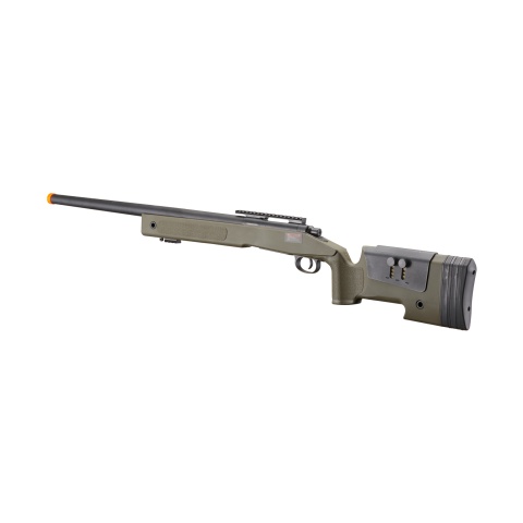 Lancer Tactical M40A3 Bolt Action Airsoft Sniper Rifle (Color: Tan)