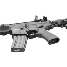 Lancer Tactical Full Metal Legion HPA SPR Interceptor M4 Airsoft Rifle w/ External Tank (Color: Black) - 