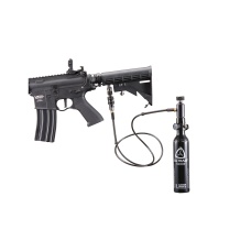 Lancer Tactical Full Metal Legion HPA SPR Interceptor M4 Airsoft Rifle w/ External Tank (Color: Black) - 
