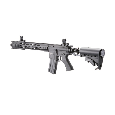 Lancer Tactical Full Metal Legion HPA M4 SPR Interceptor Airsoft Rifle w/ Stock Mounted Tank (Color: Black) - 