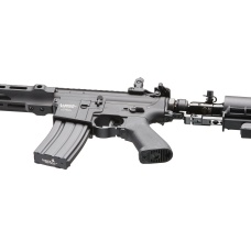 Lancer Tactical Full Metal Legion HPA M4 SPR Interceptor Airsoft Rifle w/ Stock Mounted Tank (Color: Black) - 