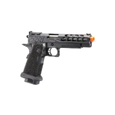 Lancer Tactical Stryk Hi-Capa 5.1 Gas Blowback Airsoft Pistol (Color: Black)