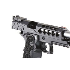 Lancer Tactical Stryk Hi-Capa 5.1 Gas Blowback Airsoft Pistol (Color: Black)