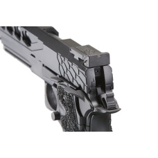 Lancer Tactical Stryk Hi-Capa 5.1 Gas Blowback Airsoft Pistol (Color: Black)