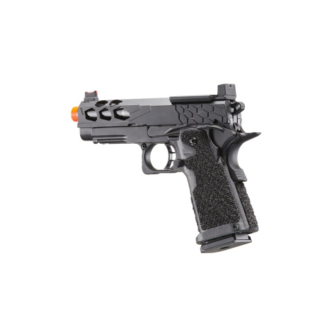 Lancer Tactical Stryk Hi-Capa 4.3 Gas Blowback Airsoft Pistol w/ Red Dot Mount (Color: Black)