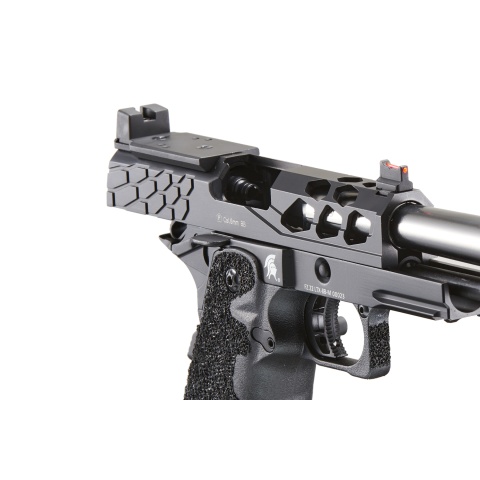 Lancer Tactical Stryk Hi-Capa 4.3 Gas Blowback Airsoft Pistol w/ Red Dot Mount (Color: Black)