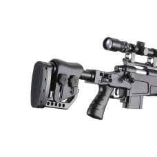 WellFire MB4419-2BAB Bolt Action Airsoft Sniper Rifle (Color: Black)