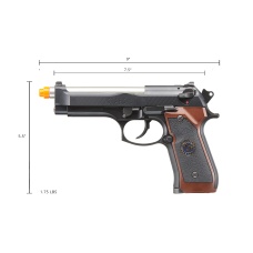 Tokyo Marui Bio Hazard Samurai Edge Standard Model Gas Blowback Airsoft Pistol (Color: Black)