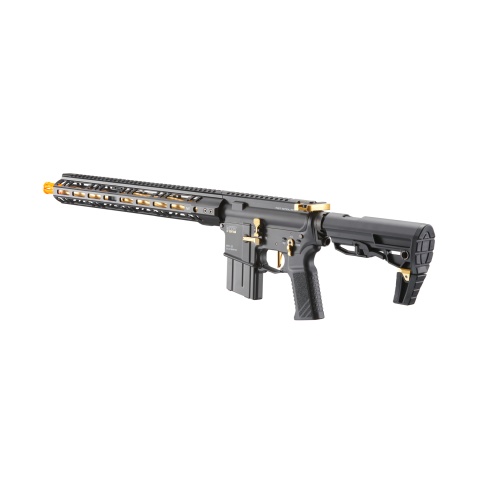 Tokyo Marui MTR16 G-Edition Airsoft Gas Blowback Airsoft Rifle (Color: Black & Gold)