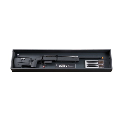 Tokyo Marui M40A5 Bolt Action Airsoft Sniper Rifle (Color: Black)