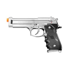 Tokyo Marui M92F Chrome Stainless Finishing Airsoft Gas Blowback Pistol (Color: Chrome)