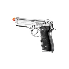Tokyo Marui M92F Chrome Stainless Finishing Airsoft Gas Blowback Pistol (Color: Chrome)