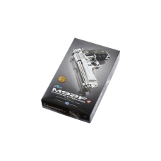 Tokyo Marui M92F Chrome Stainless Finishing Airsoft Gas Blowback Pistol (Color: Chrome)