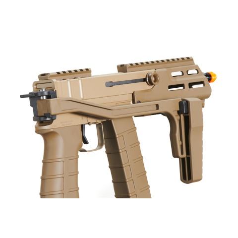 Tokyo Marui Scorpion Mod D Airsoft Electric Sub Machine Gun (Color: Flat Dark Earth)