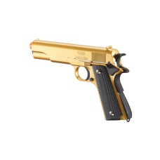 UK Arms Full Size 1911 Alloy Series Spring Airsoft Pistol (Color: Gold)