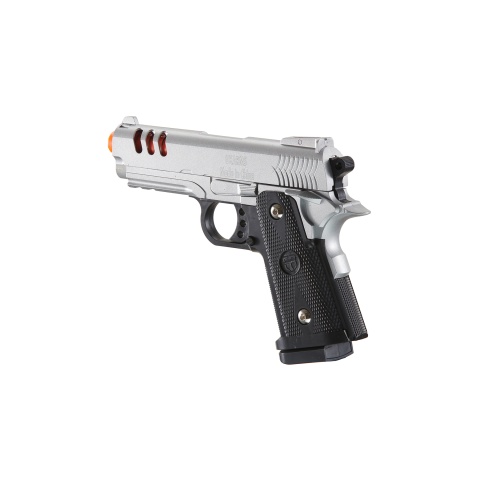 UK Arms 2011 Compact Heavyweight Series Airsoft Spring Pistol (Color: Silver)