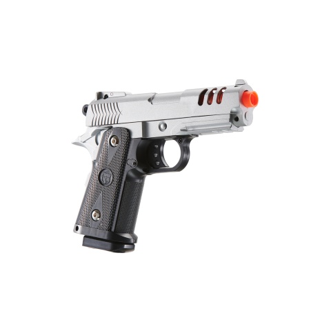 UK Arms 2011 Compact Heavyweight Series Airsoft Spring Pistol (Color: Silver)