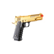 UK Arms 2011 Alloy Series Spring Airsoft Pistol w/ Vented Slide (Color: Gold)