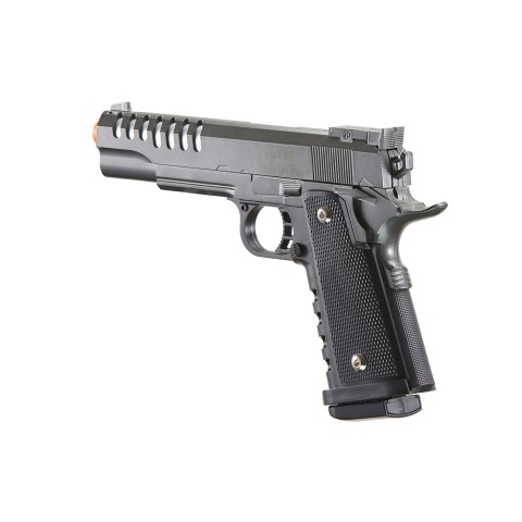 UK Arms 2011 Alloy Series Spring Airsoft Pistol w/ Vented Slide (Color: Silver Gray)