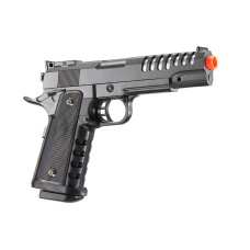 UK Arms 2011 Alloy Series Spring Airsoft Pistol w/ Vented Slide (Color: Silver Gray)