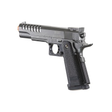 UK Arms 2011 Alloy Series Spring Airsoft Pistol w/ Wavey Stippling (Color: Silver Gray)