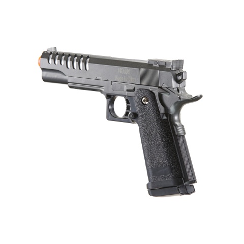 UK Arms 2011 Alloy Series Spring Airsoft Pistol w/ Wavey Stippling (Color: Silver Gray)