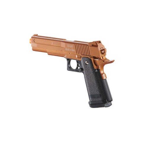 UK Arms 2011 Alloy Series Spring Airsoft Pistol (Color: Gold)
