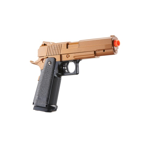 UK Arms 2011 Alloy Series Spring Airsoft Pistol (Color: Gold)