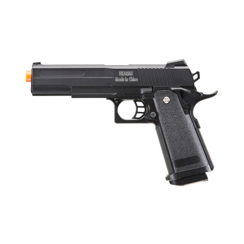 UK Arms 2011 Alloy Series Spring Airsoft Pistol (Color: Black)