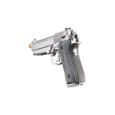 WE-Tech New System M92 Eagle Full Auto Airsoft Gas Blowback Pistol (Color: Silver)