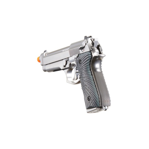WE-Tech New System M92 Eagle Full Auto Airsoft Gas Blowback Pistol (Color: Silver)
