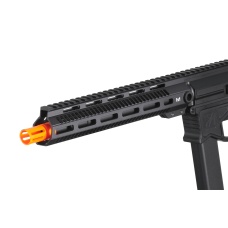Zion Arms R&D Precision Licensed PW9 Mod 1 Long Rail Airsoft Rifle with Delta Stock (Color: Black)